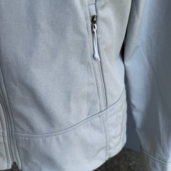 North Face Windwall Light Gray Soft Shell Jacket - Women's Sz. M - Picture 4 of 14